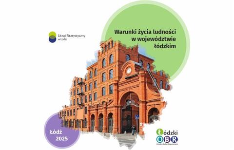 Warunki życia ludności w województwie łódzkim 2025" - wejście do Manufaktury w Łodzi
