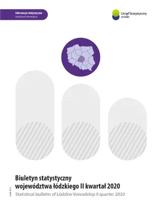 Powiększ obraz: Statistical  bulletin  of  Łódzkie  Voivodship  2  quarter  2020