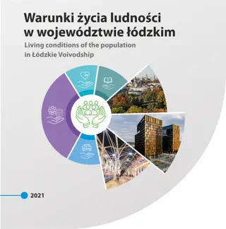 Powiększ obraz: Living  conditions  of  the  population  in  the  Łódzkie  Voivodship. Edition  2021